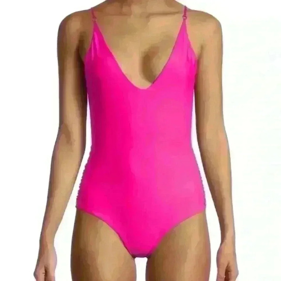 MIKOH Rio One Piece in Hot Pink - Picture 3 of 5